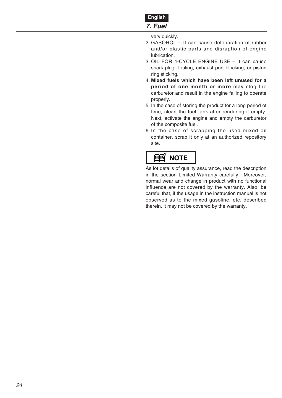 Zenoah TR2301S User Manual | Page 24 / 64