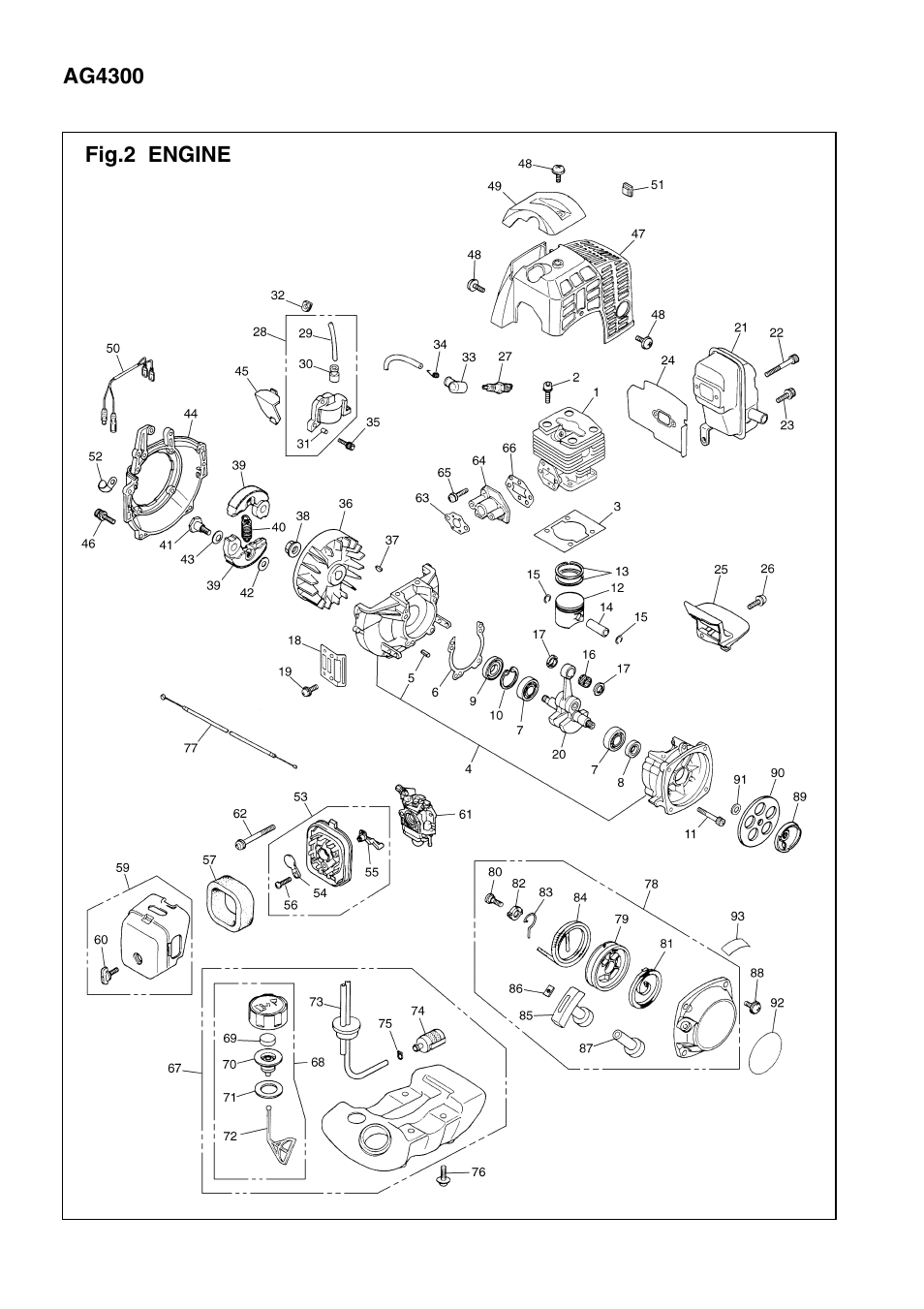 Zenoah POWER AUGER AG531 User Manual | Page 4 / 11