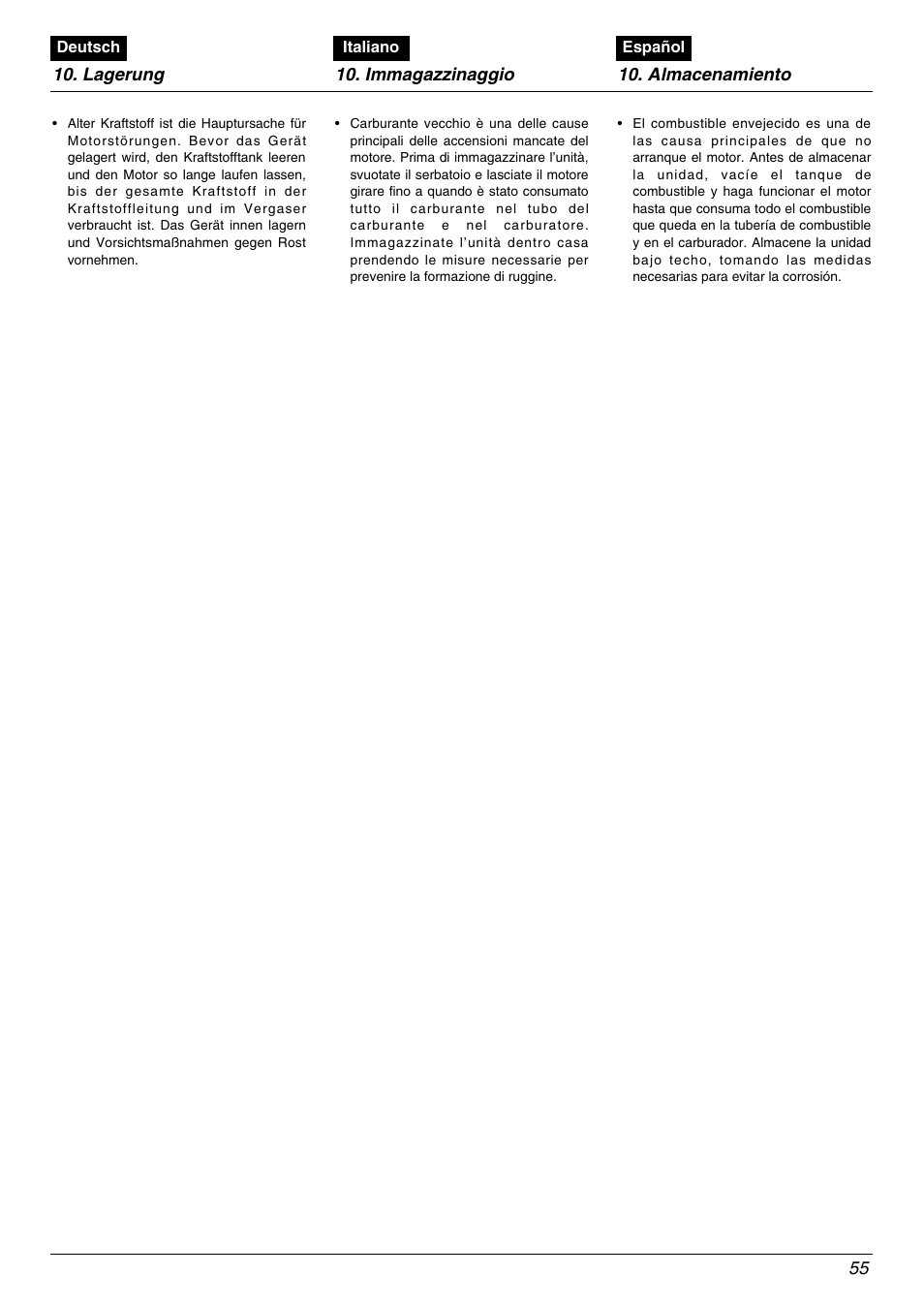Zenoah BC2602DLM User Manual | Page 55 / 60