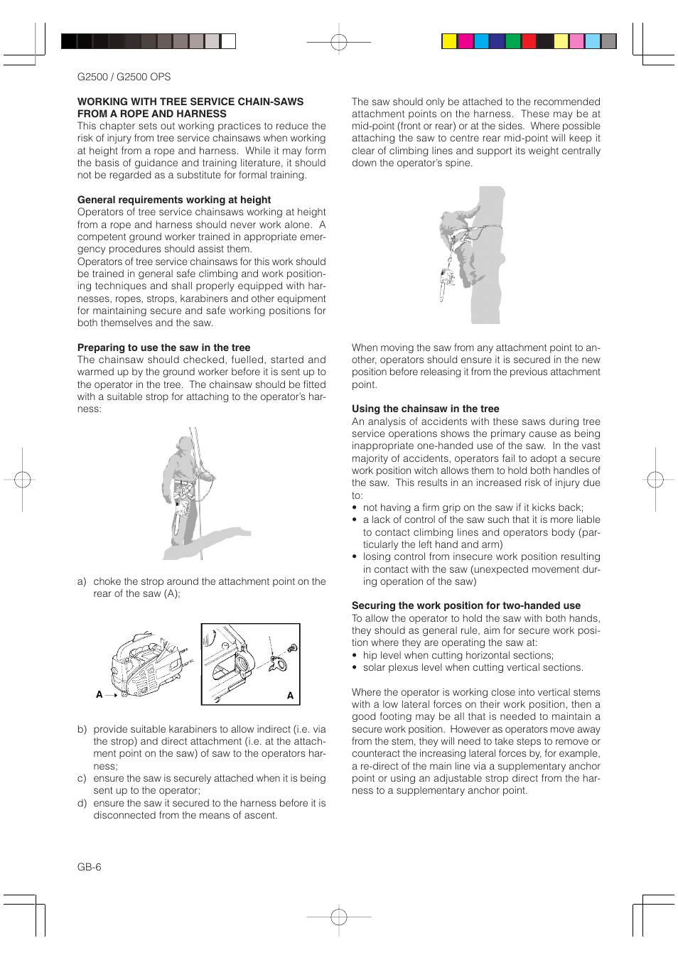 Zenoah G2500 OPS User Manual | Page 6 / 19