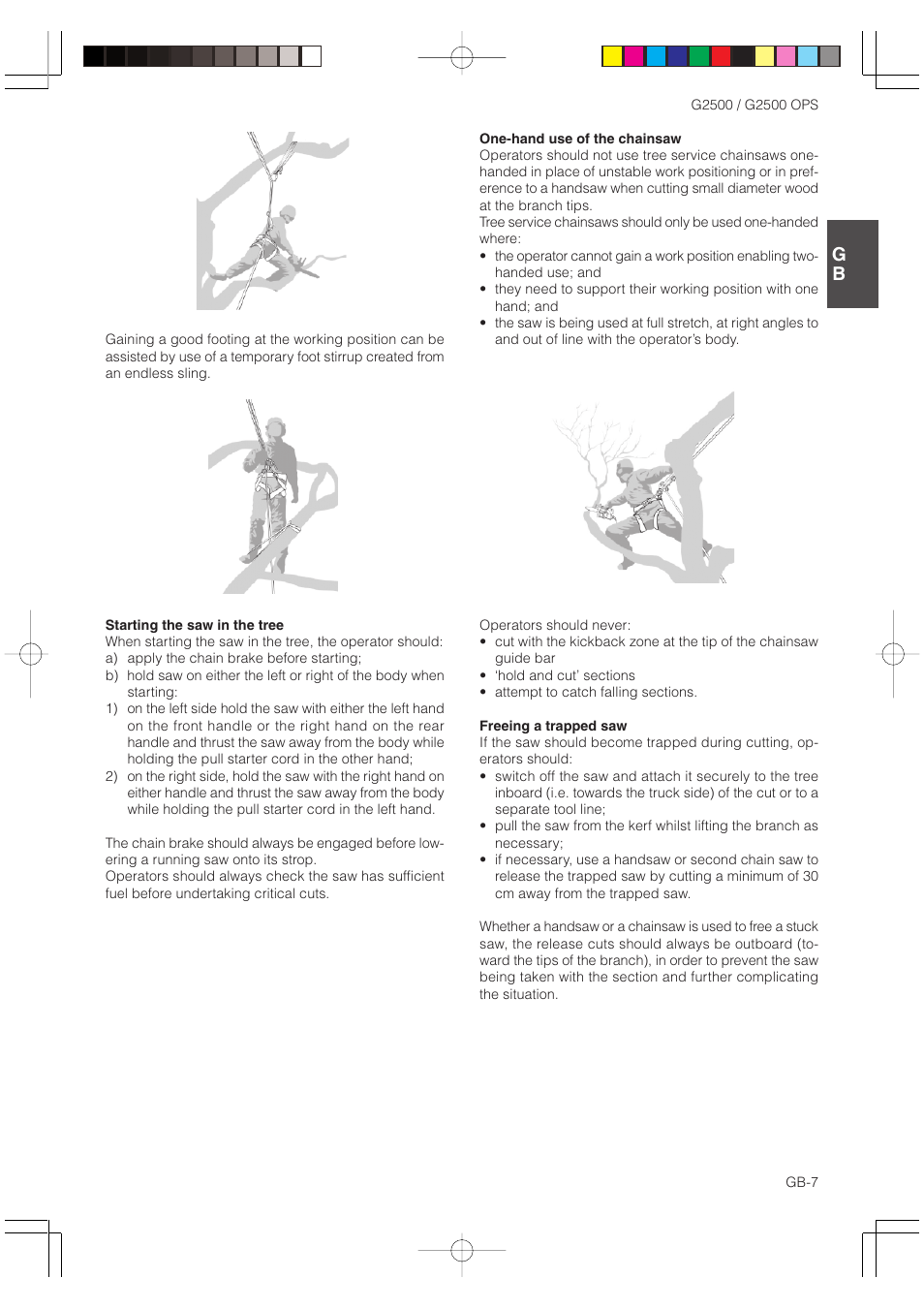 Zenoah G2500 OPS User Manual | Page 7 / 19