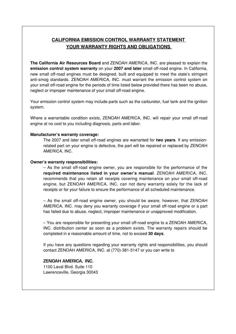 Zenoah EB4401 User Manual | Page 24 / 28