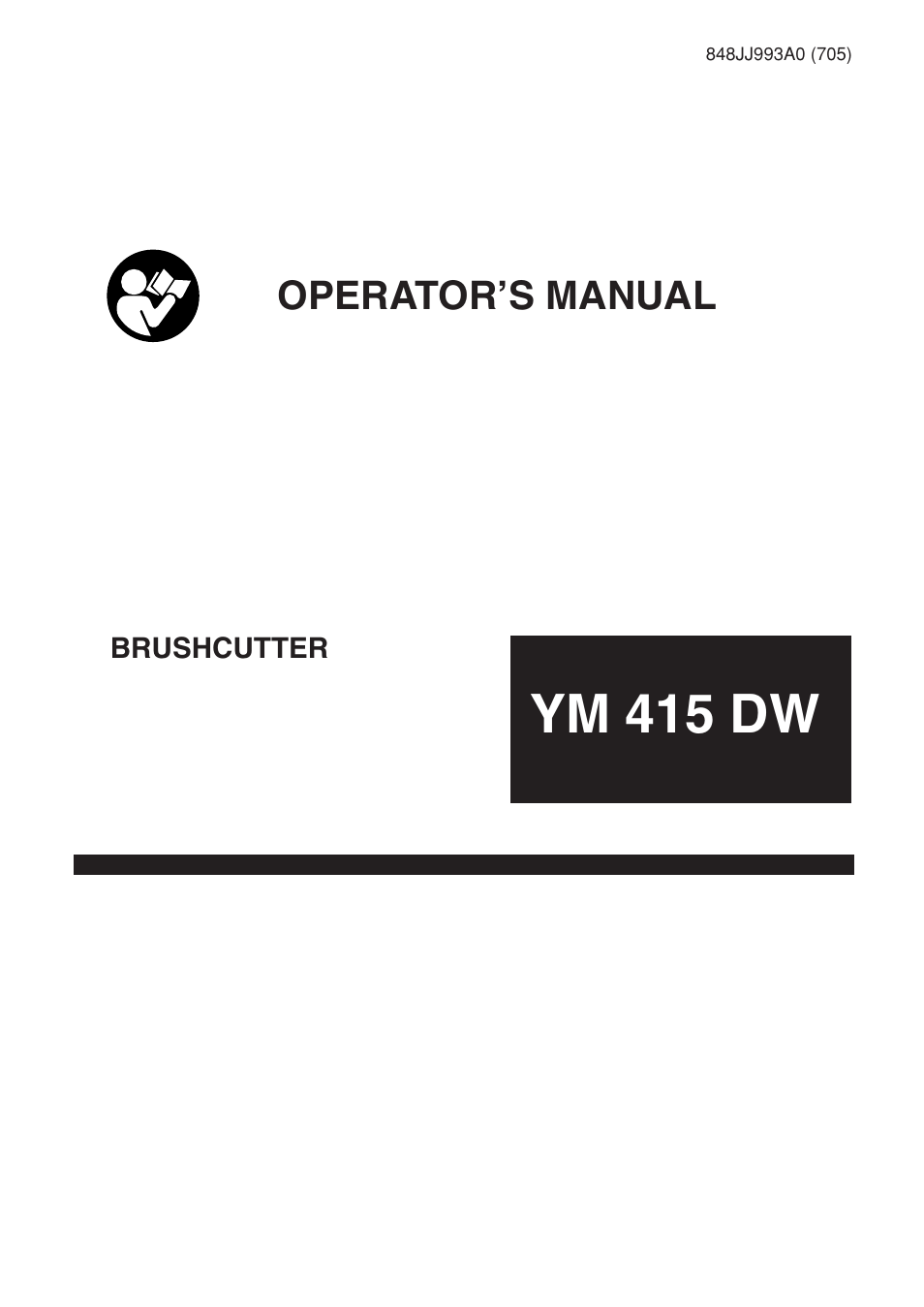Zenoah YM 415 DW User Manual | 8 pages