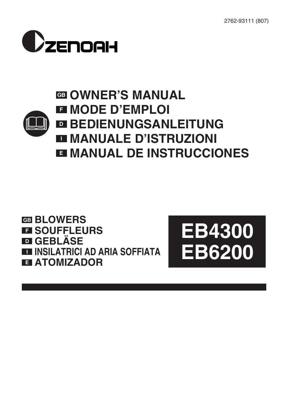 Zenoah EB440 User Manual | 34 pages