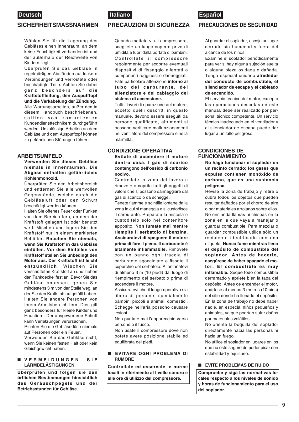 Zenoah EB440 User Manual | Page 9 / 34