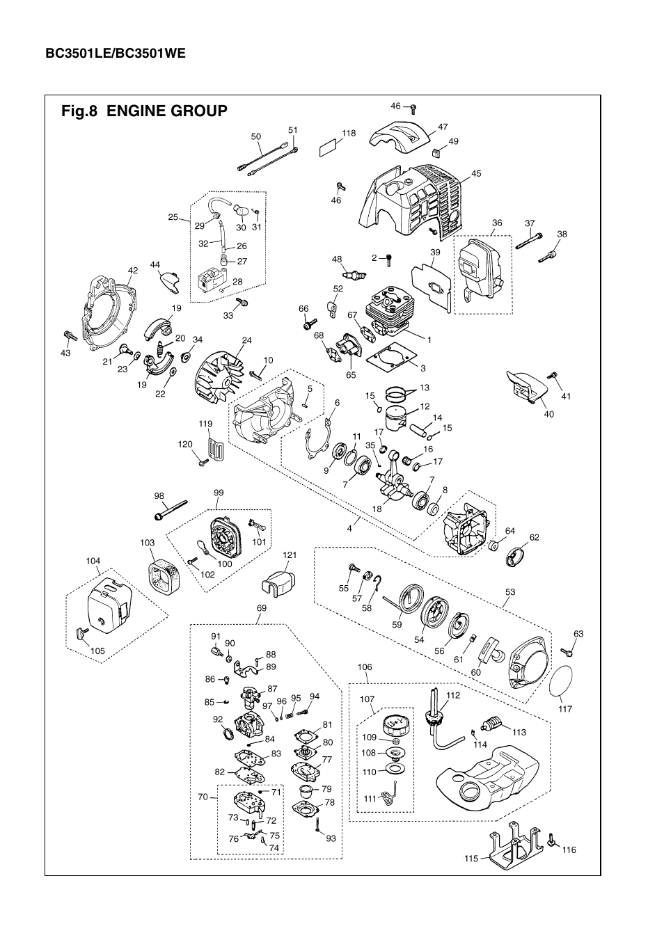Zenoah BC2311LE User Manual | Page 16 / 19