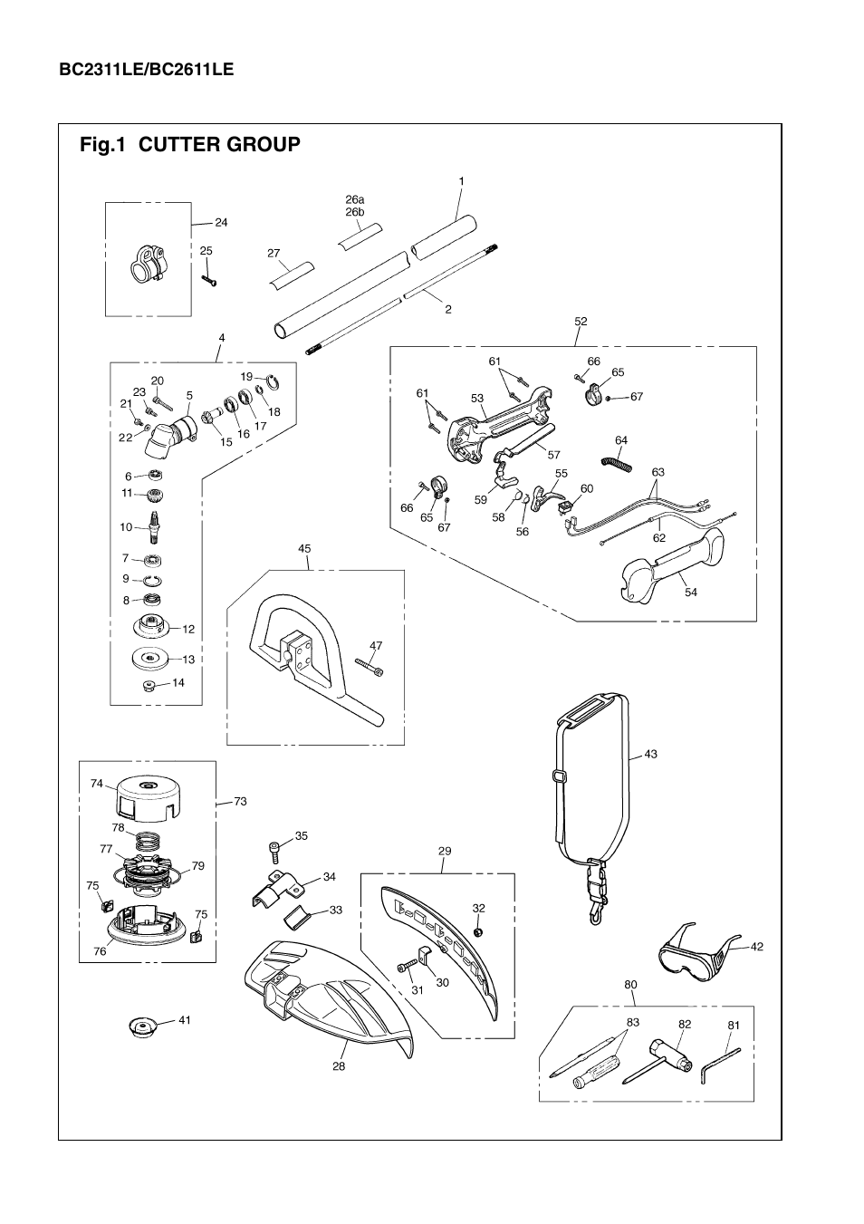 Zenoah BC2311LE User Manual | Page 2 / 19