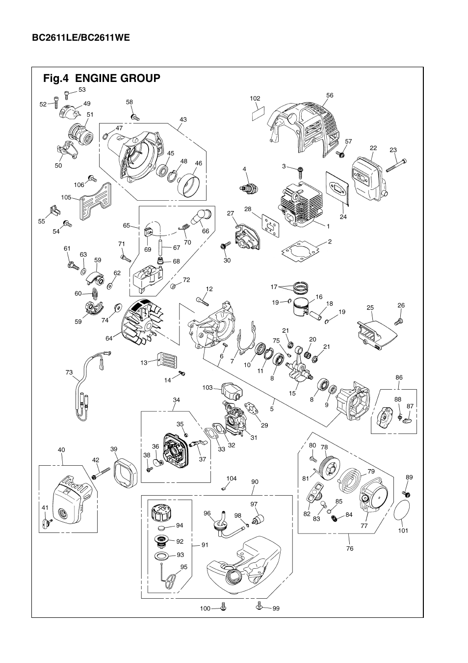 Zenoah BC2311LE User Manual | Page 8 / 19