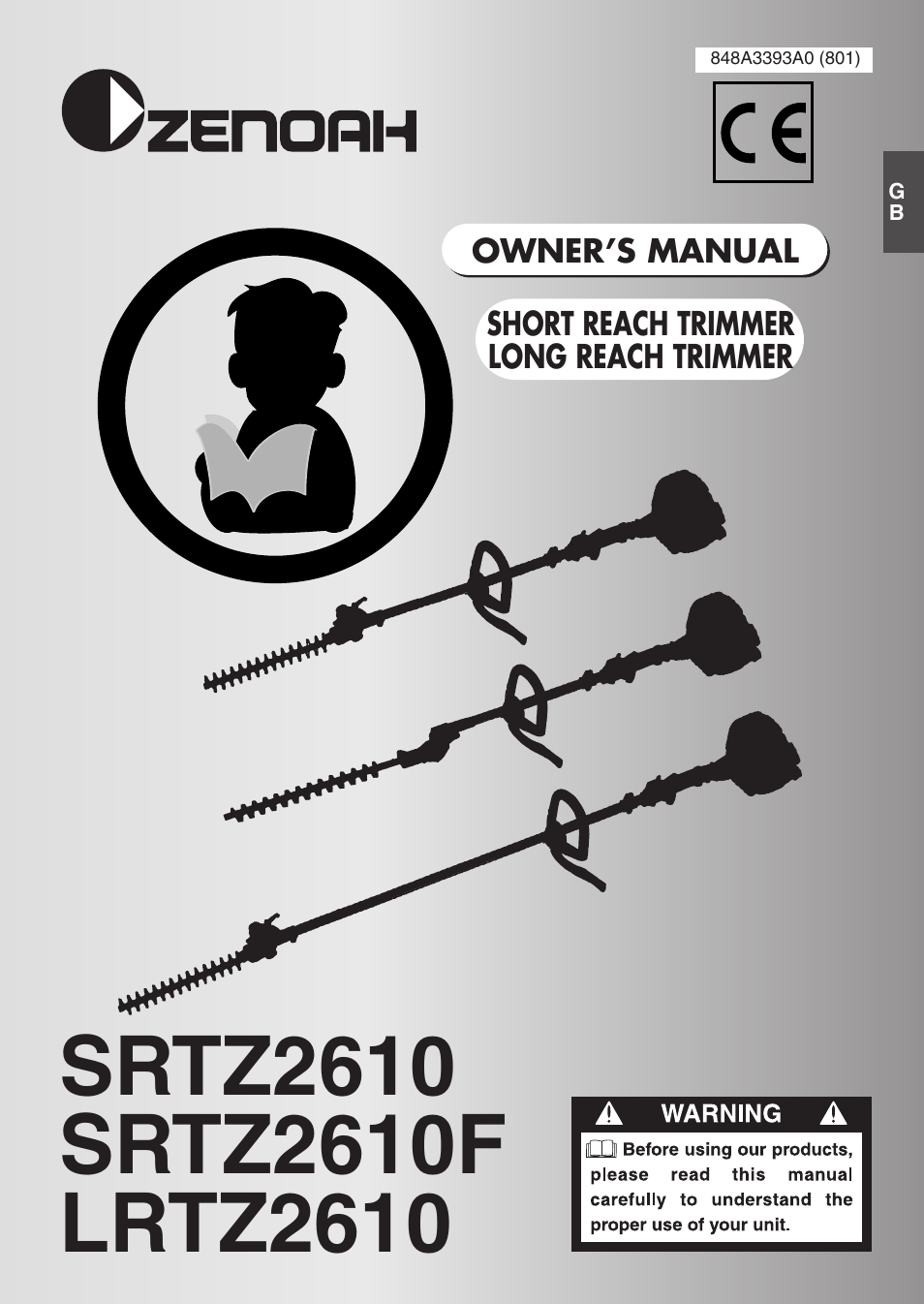 Zenoah LRTZ2610 User Manual | 15 pages