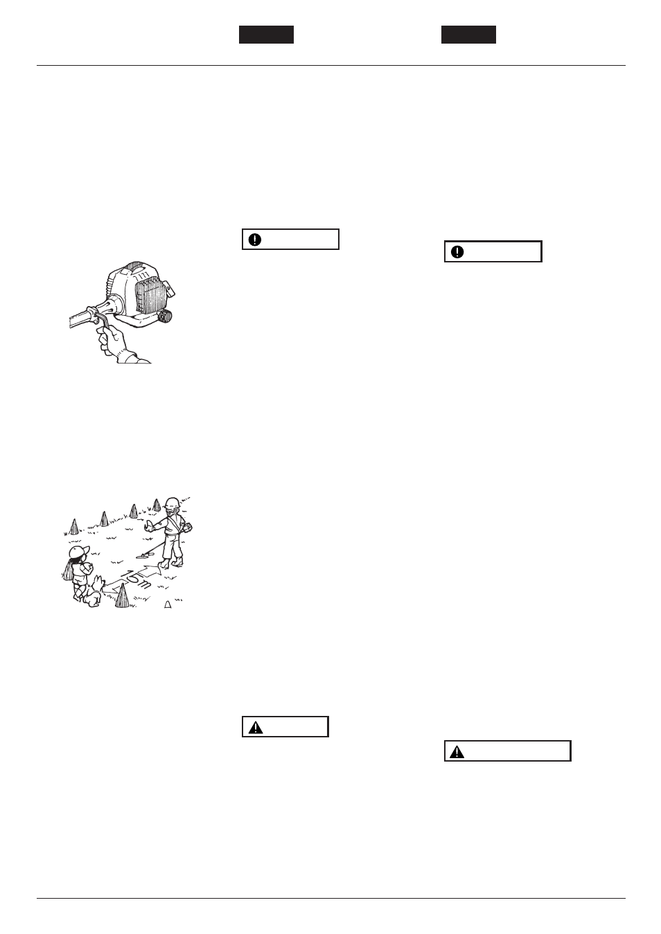 For safe operation 5. consignes de securite | Zenoah SRTZ2600 User Manual | Page 20 / 60