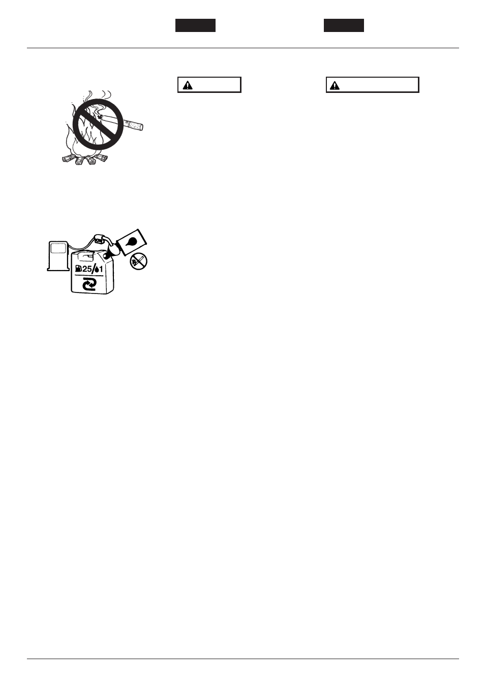 Fuel 7. carburant 30 | Zenoah SRTZ2600 User Manual | Page 30 / 60