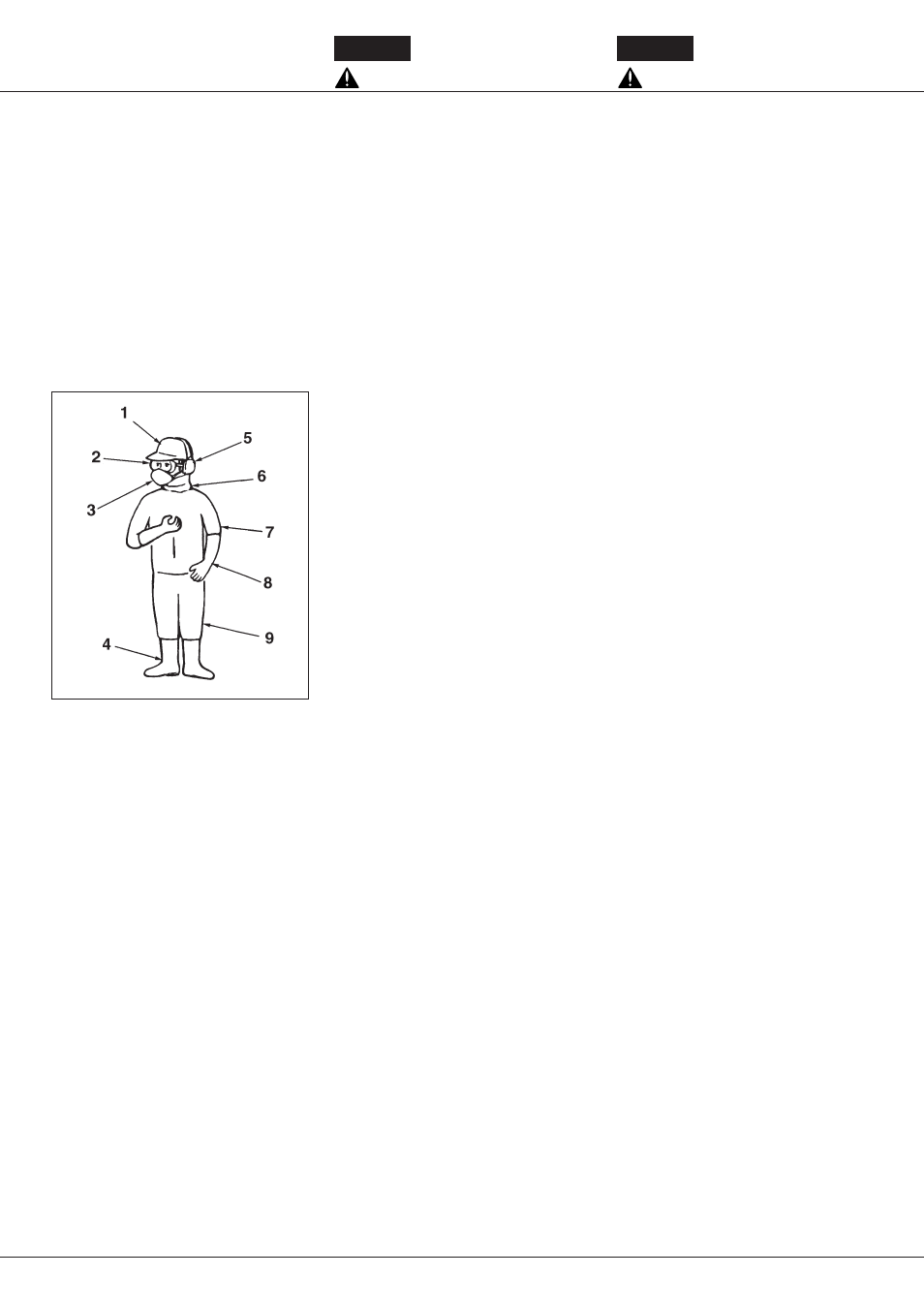 For safe operation mesures de sécurité | Zenoah NS531 User Manual | Page 10 / 54