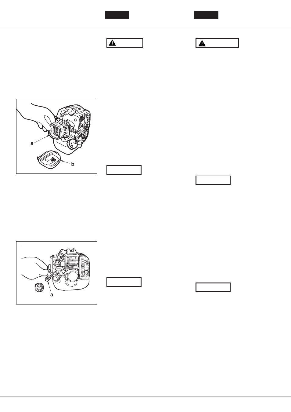 Maintenance entretien | Zenoah NS531 User Manual | Page 40 / 54