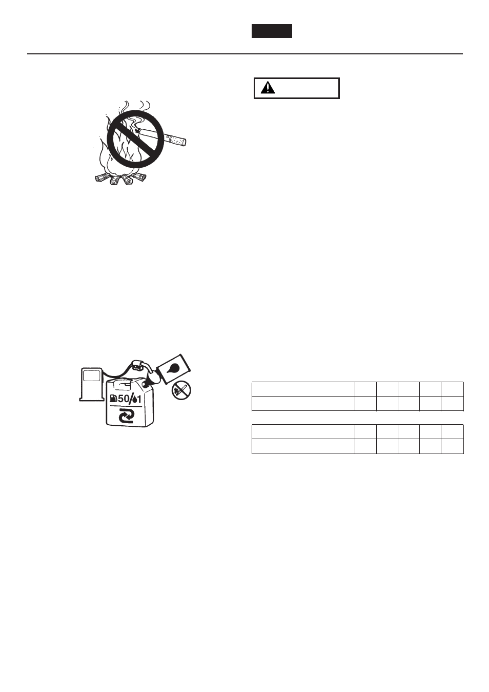 Warning, Fuel | Zenoah HB250 User Manual | Page 20 / 47