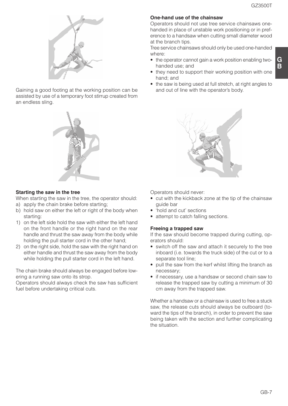 Zenoah GZ3500T User Manual | Page 7 / 18