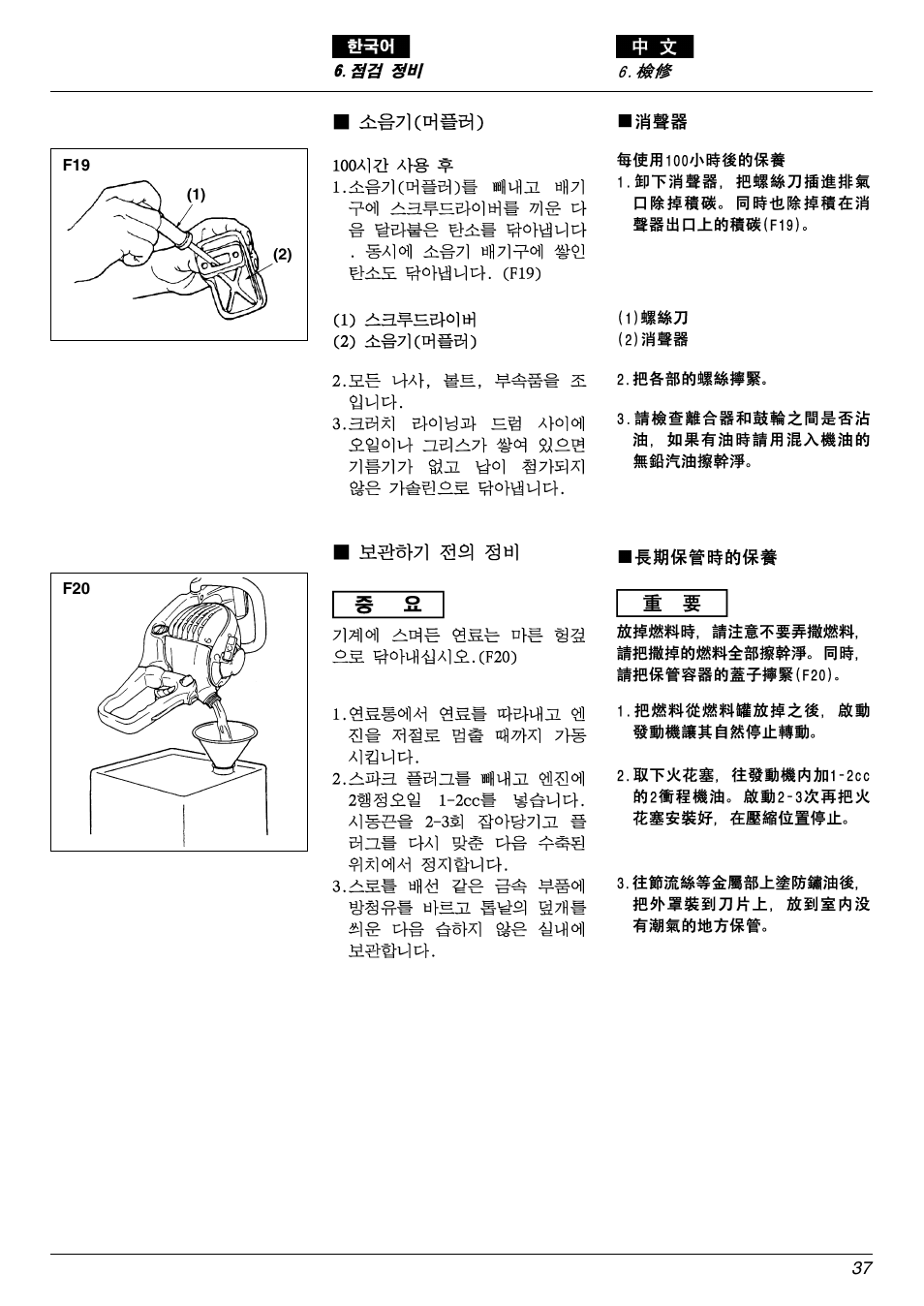Zenoah EHT601D User Manual | Page 37 / 40