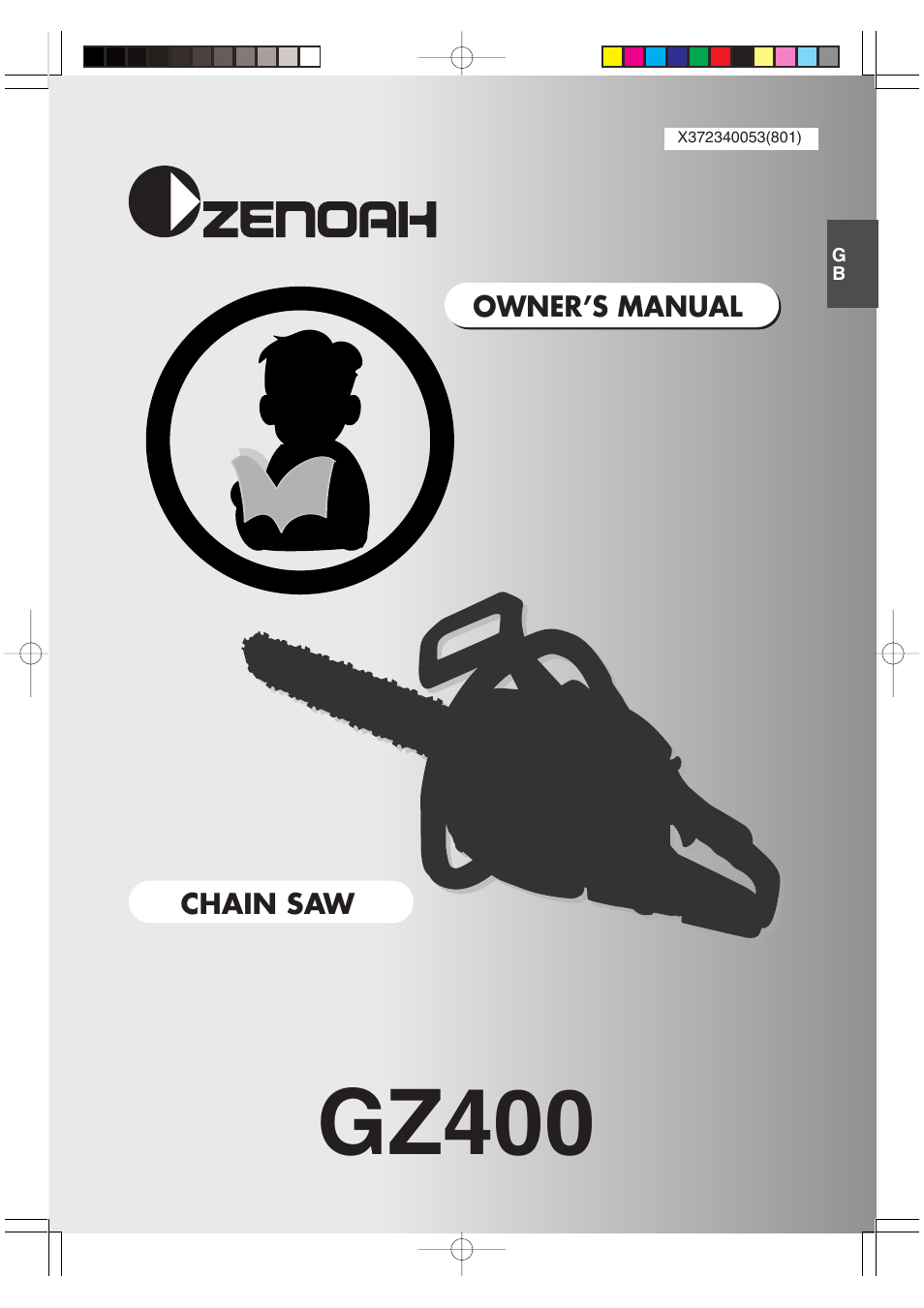 Zenoah GZ400 User Manual | 15 pages