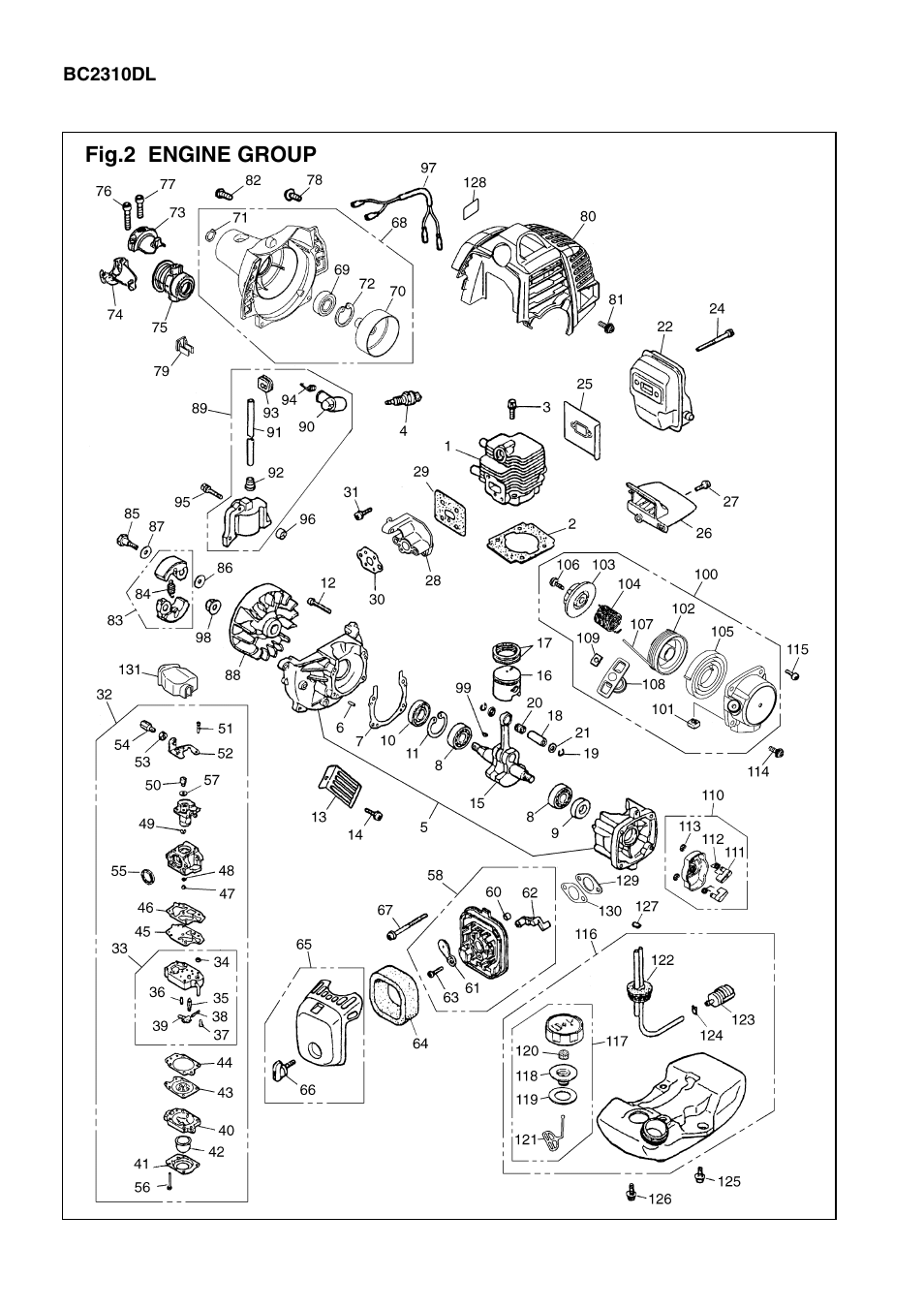 Zenoah BC2310DL User Manual | Page 4 / 5