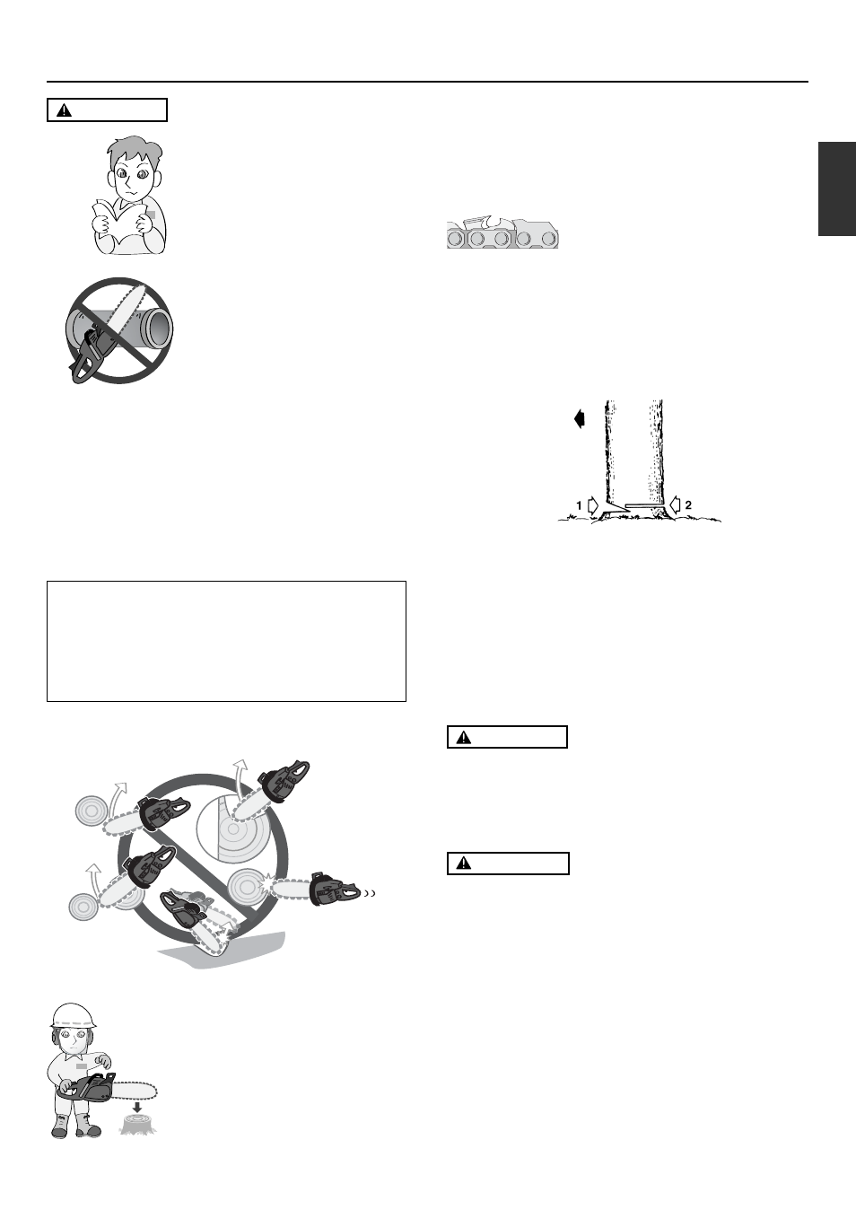 Sawing | Zenoah G415AVS User Manual | Page 11 / 15