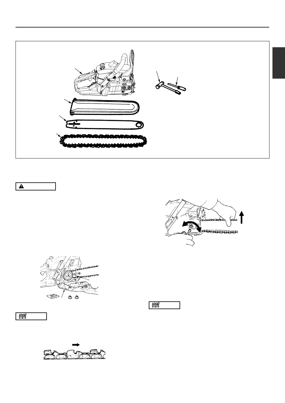 Installing guide bar and saw chain | Zenoah G415AVS User Manual | Page 7 / 15