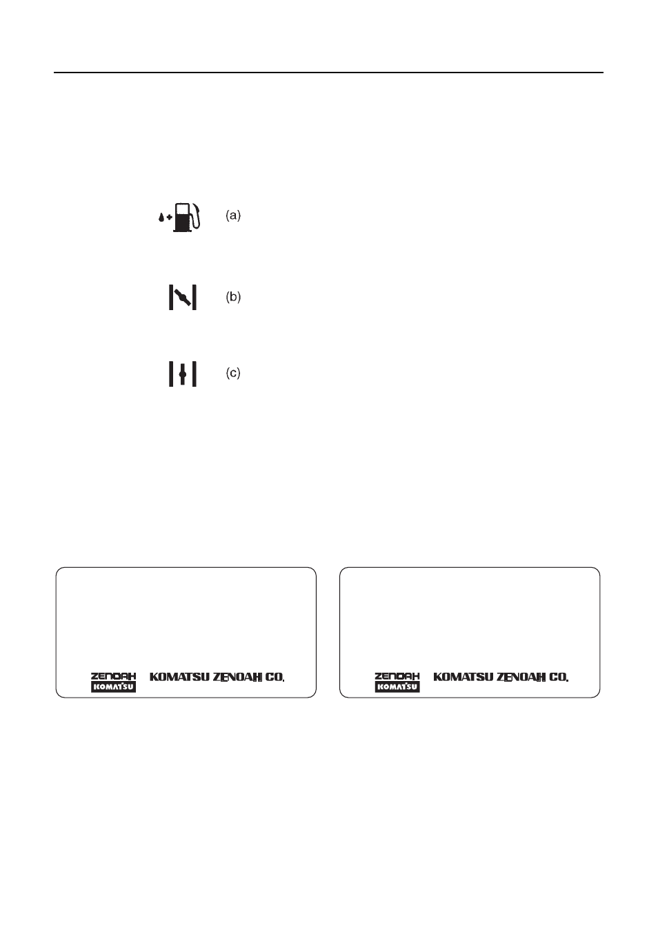 Symbols on the machine | Zenoah CHT2301  FR User Manual | Page 7 / 36