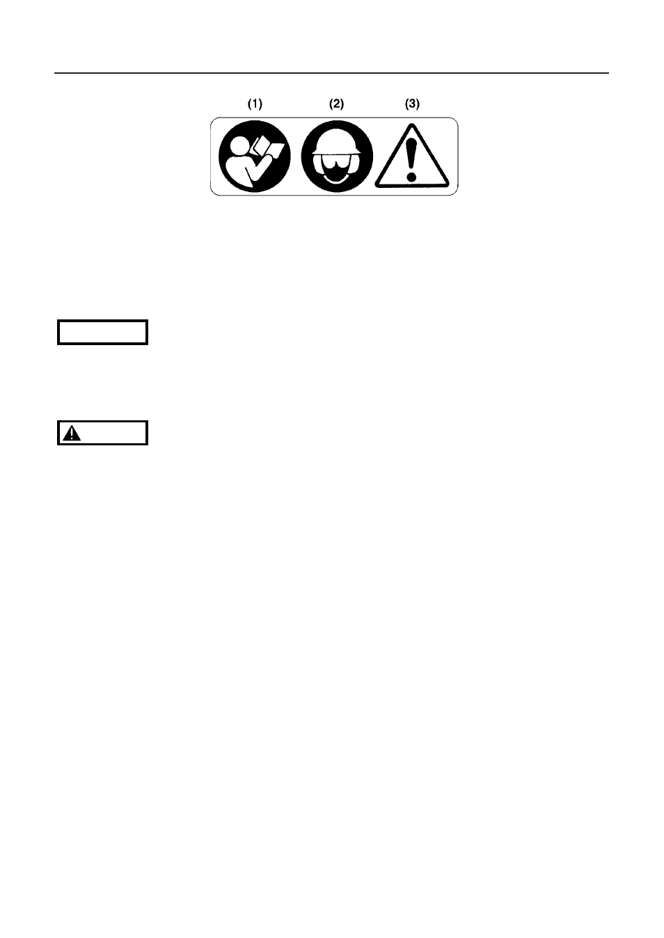 Warning labels on the machine | Zenoah EB4400 User Manual | Page 7 / 28