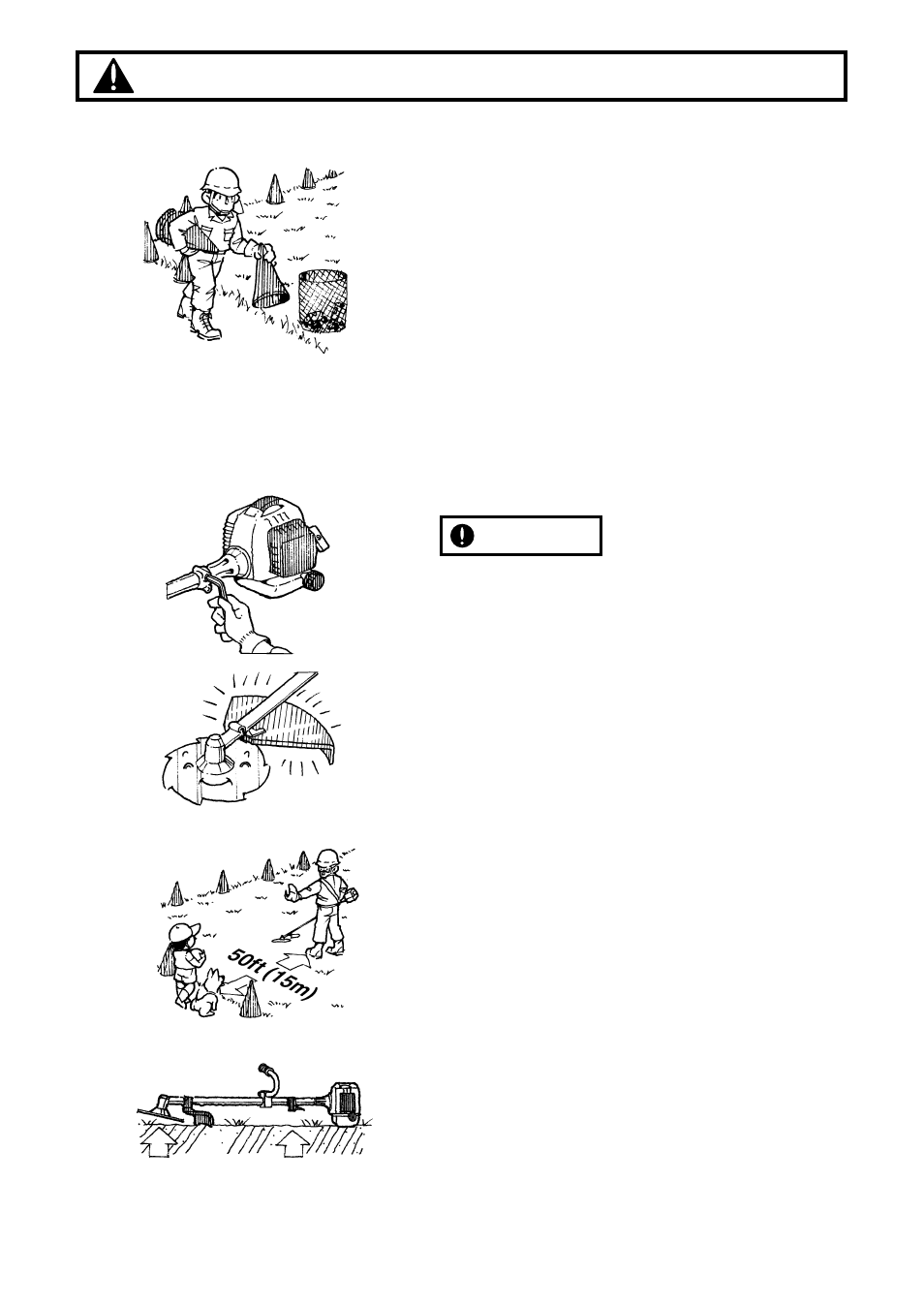 For safe operation | Zenoah BCX2600S User Manual | Page 9 / 42