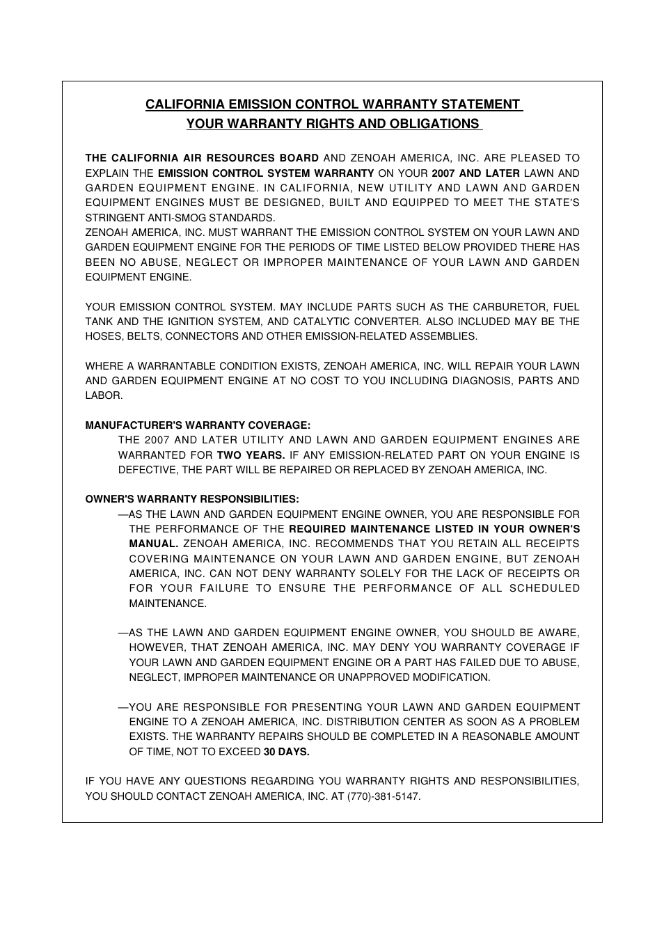 Zenoah G3100T User Manual | Page 26 / 28