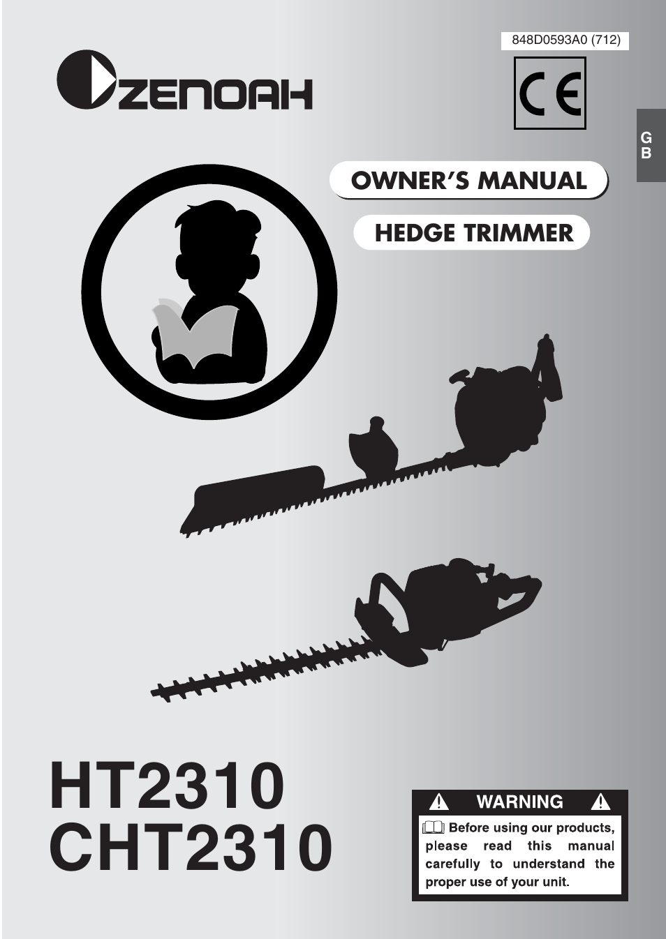 Zenoah CHT2310 User Manual | 15 pages