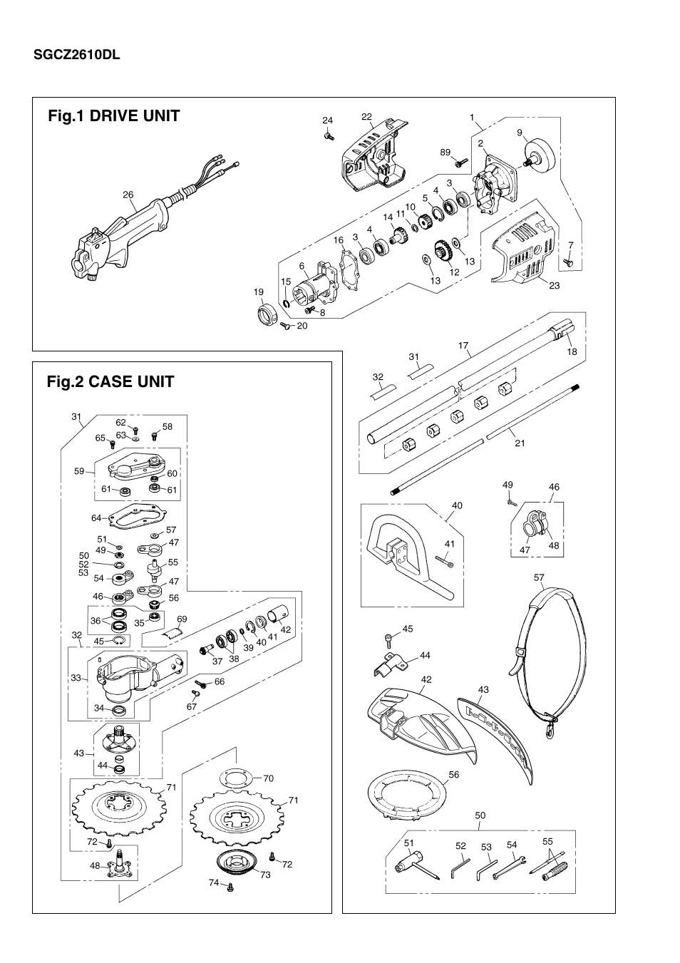 Zenoah SGCZ2610DW User Manual | Page 2 / 7