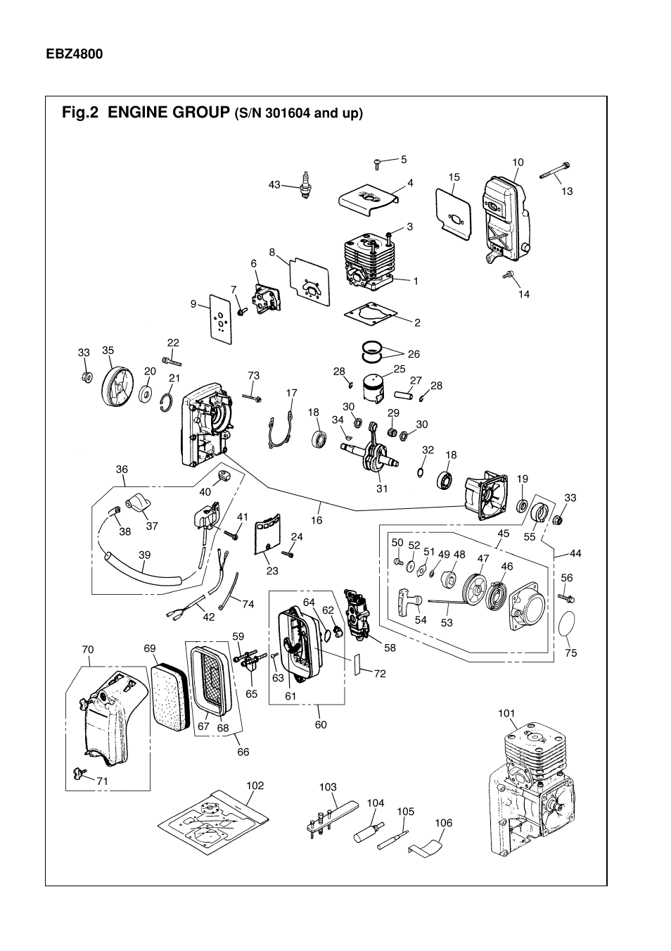 Zenoah STRATO-CHARGED EBZ4800 User Manual | Page 4 / 8