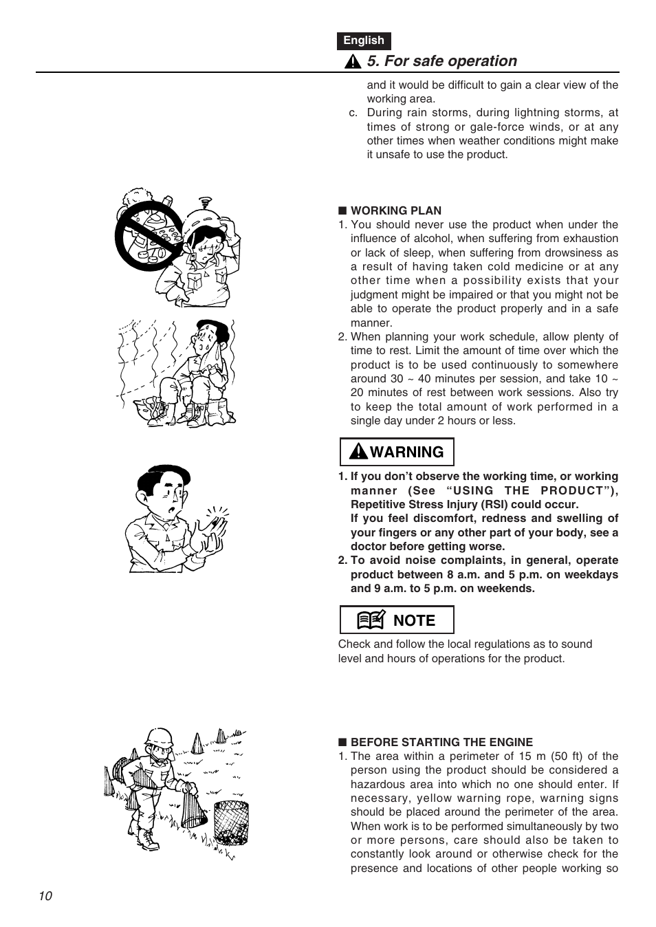 Zenoah CHT2200 User Manual | Page 10 / 48