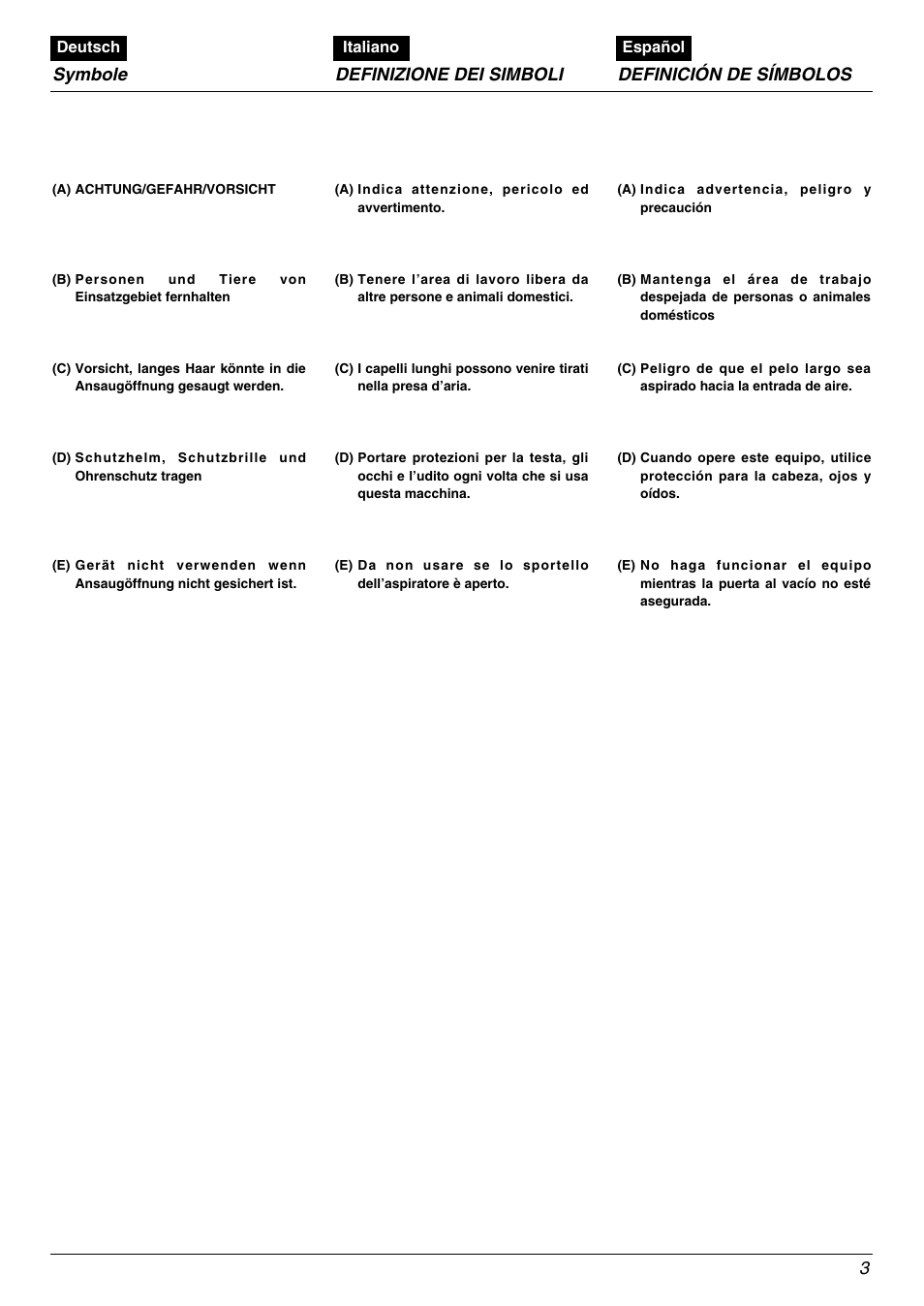 Zenoah HB2301 User Manual | Page 3 / 20