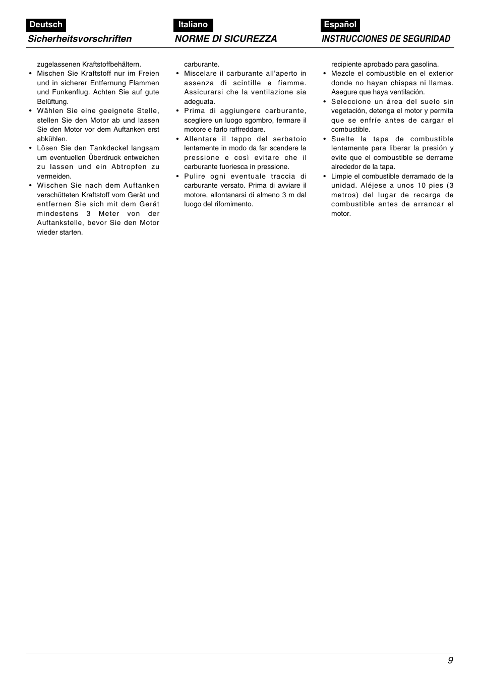 Zenoah HB2301 User Manual | Page 9 / 20