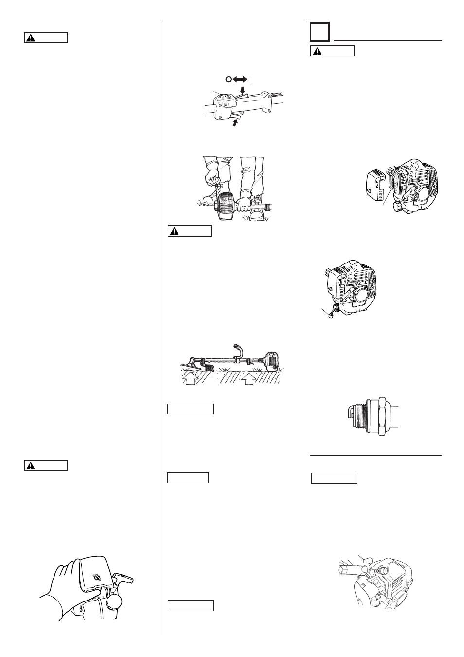 Maintenance | Zenoah BCZ3000DL User Manual | Page 3 / 4