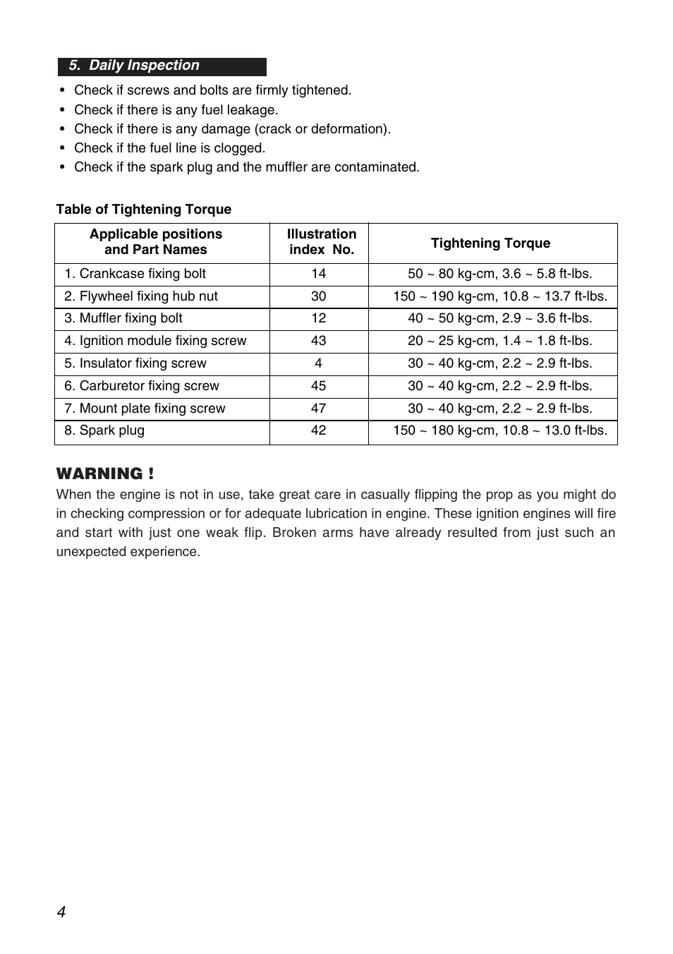 Zenoah G380PU User Manual | Page 4 / 8
