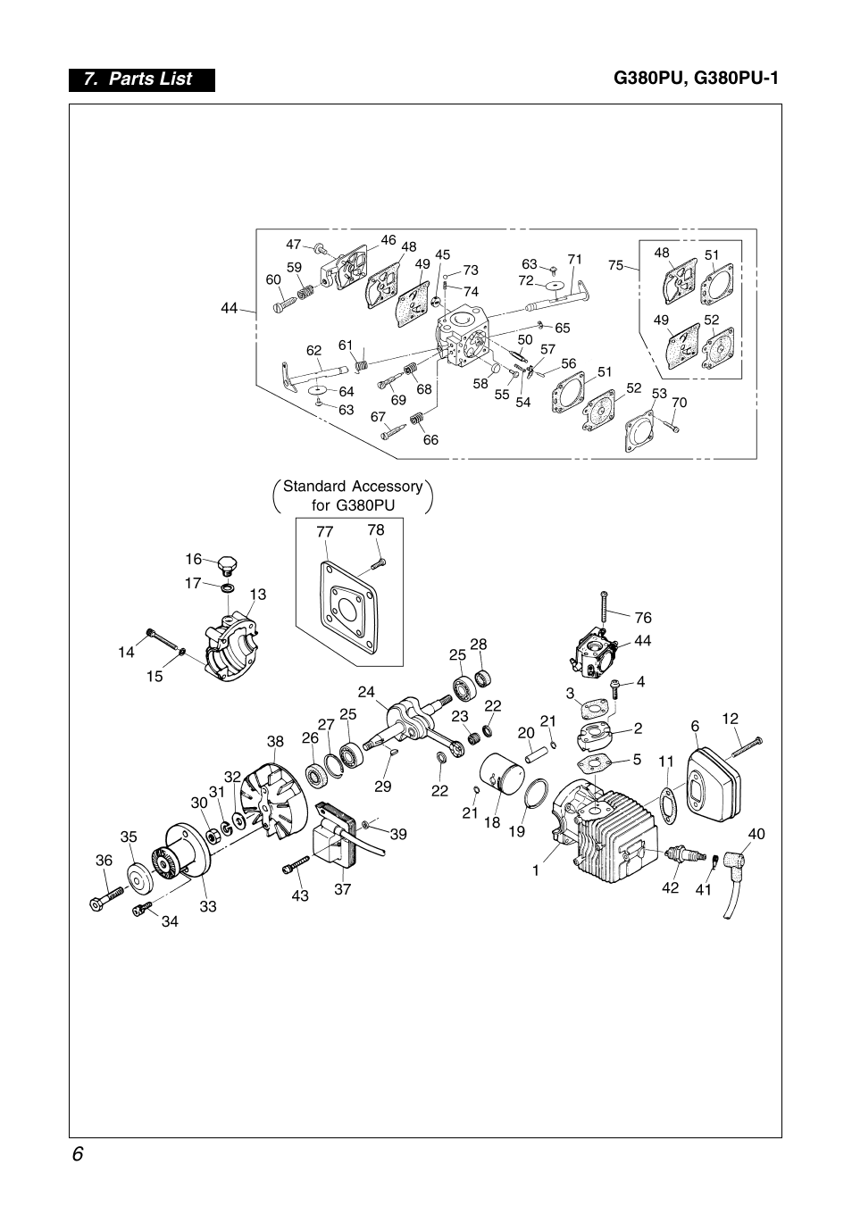 Zenoah G380PU User Manual | Page 6 / 8