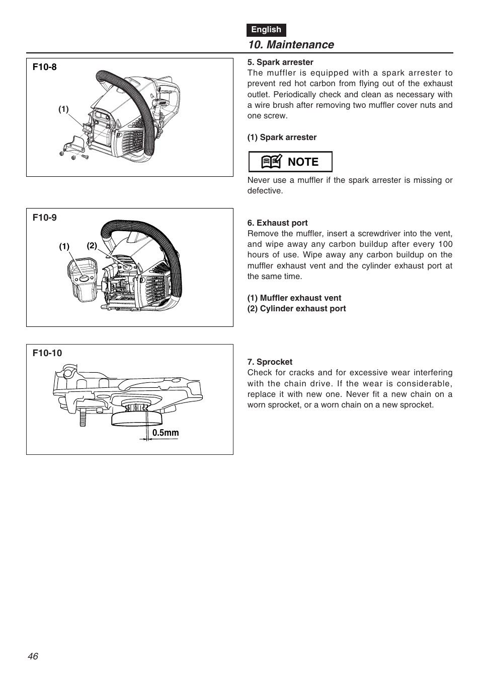 Zenoah G3200EZ User Manual | Page 46 / 64