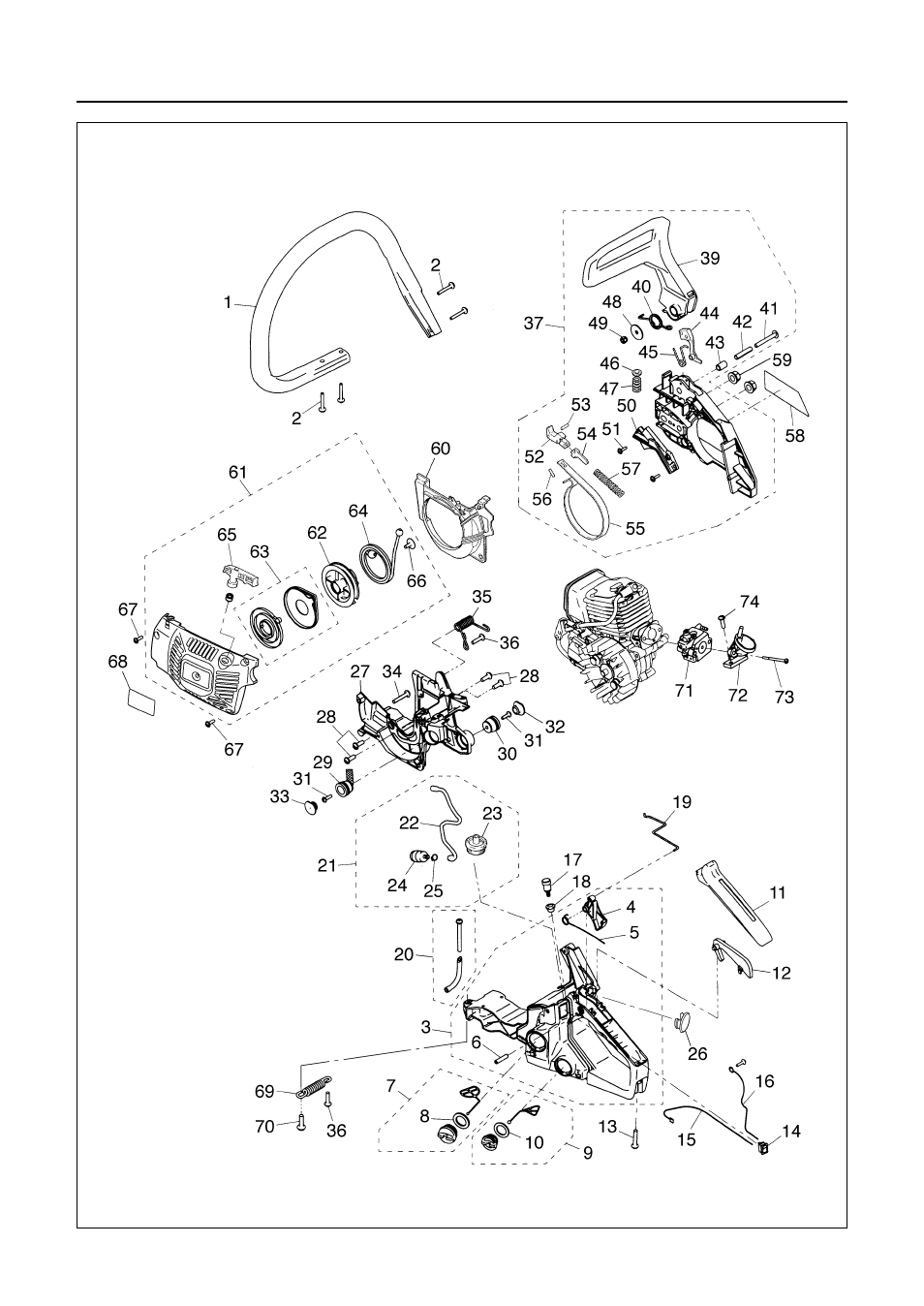 Parts list | Zenoah G3800AVS User Manual | Page 30 / 36