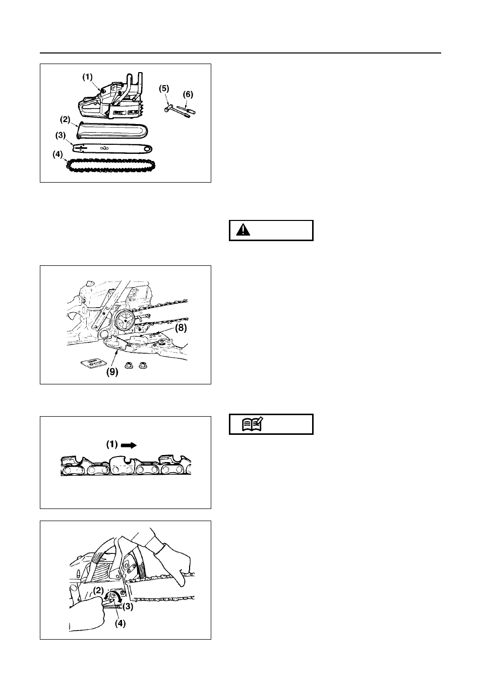 Installing guide bar and saw chain | Zenoah G3800AVS User Manual | Page 8 / 36