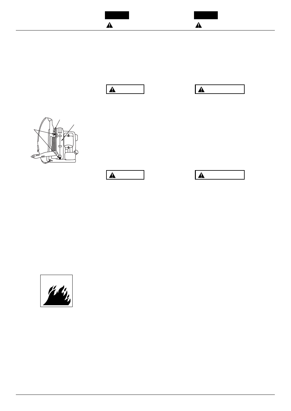 Safety precautions, Precauciones de seguridad | Zenoah EBZ4800RH User Manual | Page 5 / 32
