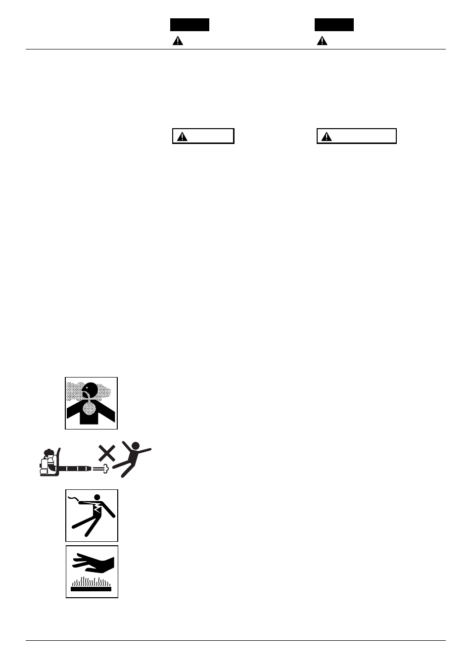 Safety precautions, Precauciones de seguridad | Zenoah EBZ4800RH User Manual | Page 6 / 32