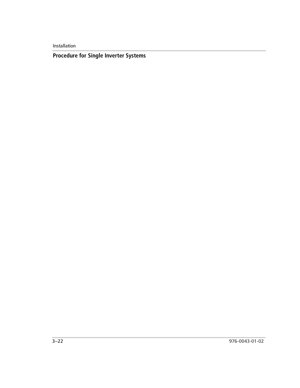 Procedure for single inverter systems, Connect positive cables, Connect a negative cables | Procedure for single inverter systems –22 | Xantrex Technology SW Plus 4024 User Manual | Page 104 / 344