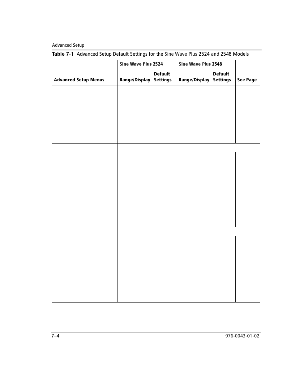 Xantrex Technology SW Plus 4024 User Manual | Page 182 / 344