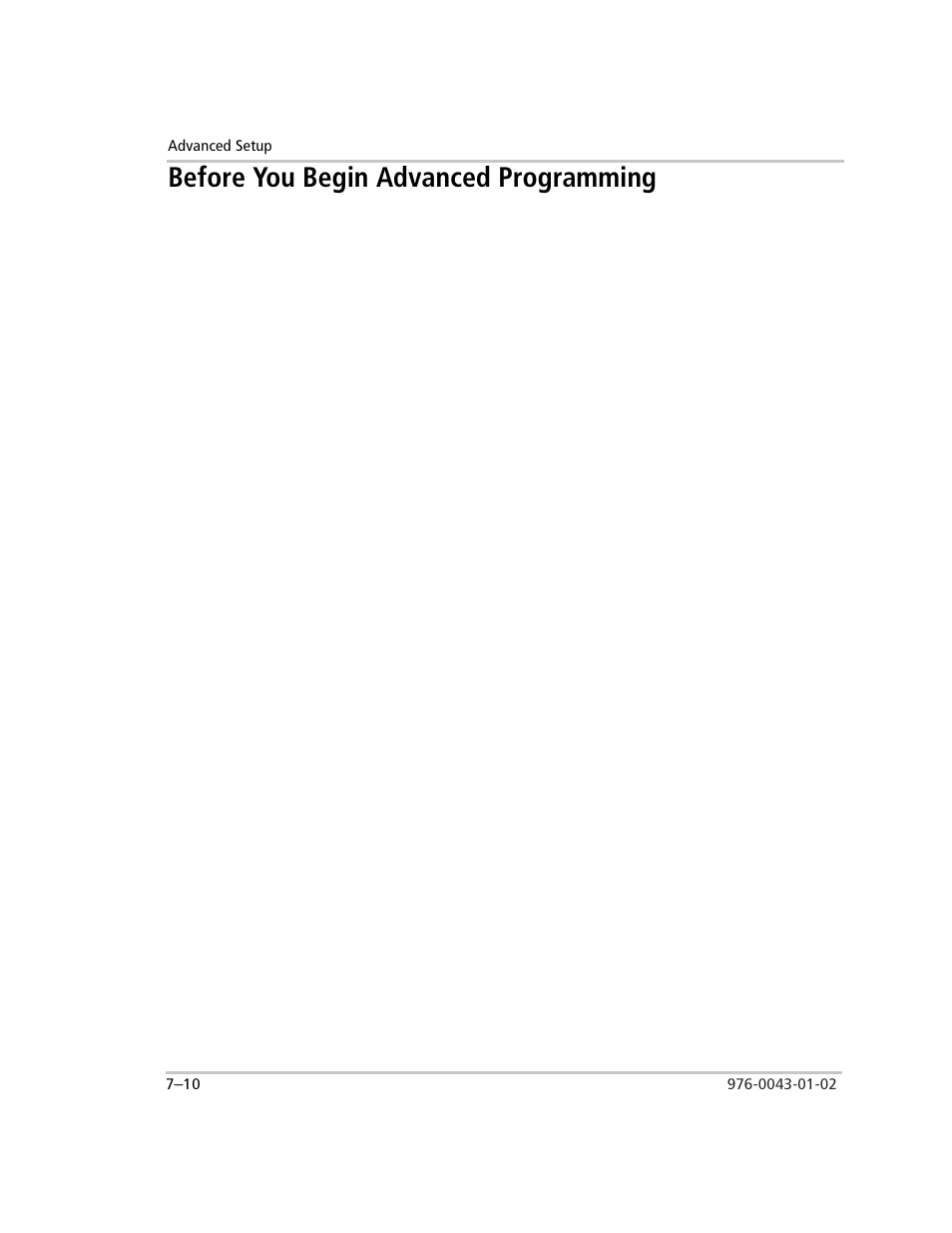 Before you begin advanced programming, Before you begin advanced programming –10 | Xantrex Technology SW Plus 4024 User Manual | Page 188 / 344