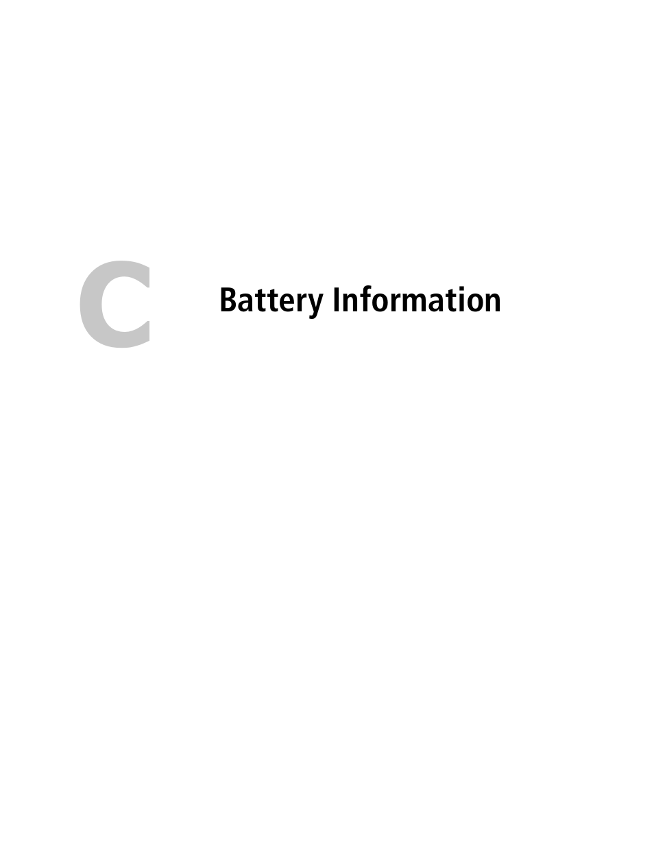 Battery information, Appendix c, “battery information, Appendix c | Xantrex Technology SW Plus 4024 User Manual | Page 291 / 344