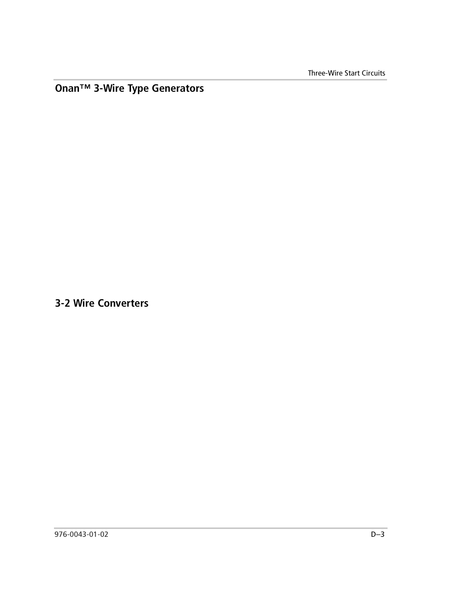 Onan™ 3-wire type generators, 2 wire converters | Xantrex Technology SW Plus 4024 User Manual | Page 311 / 344