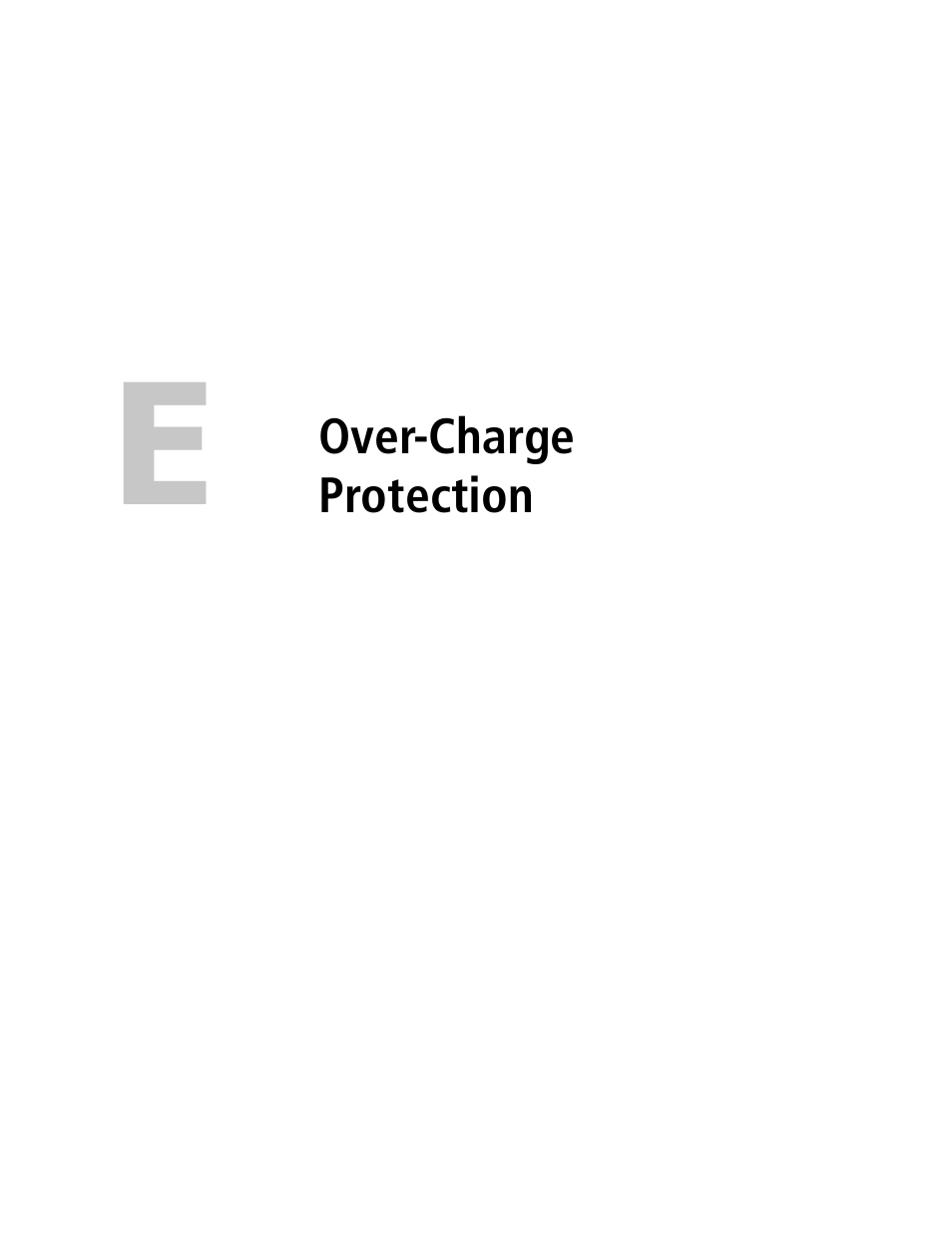 Over-charge protection | Xantrex Technology SW Plus 4024 User Manual | Page 313 / 344