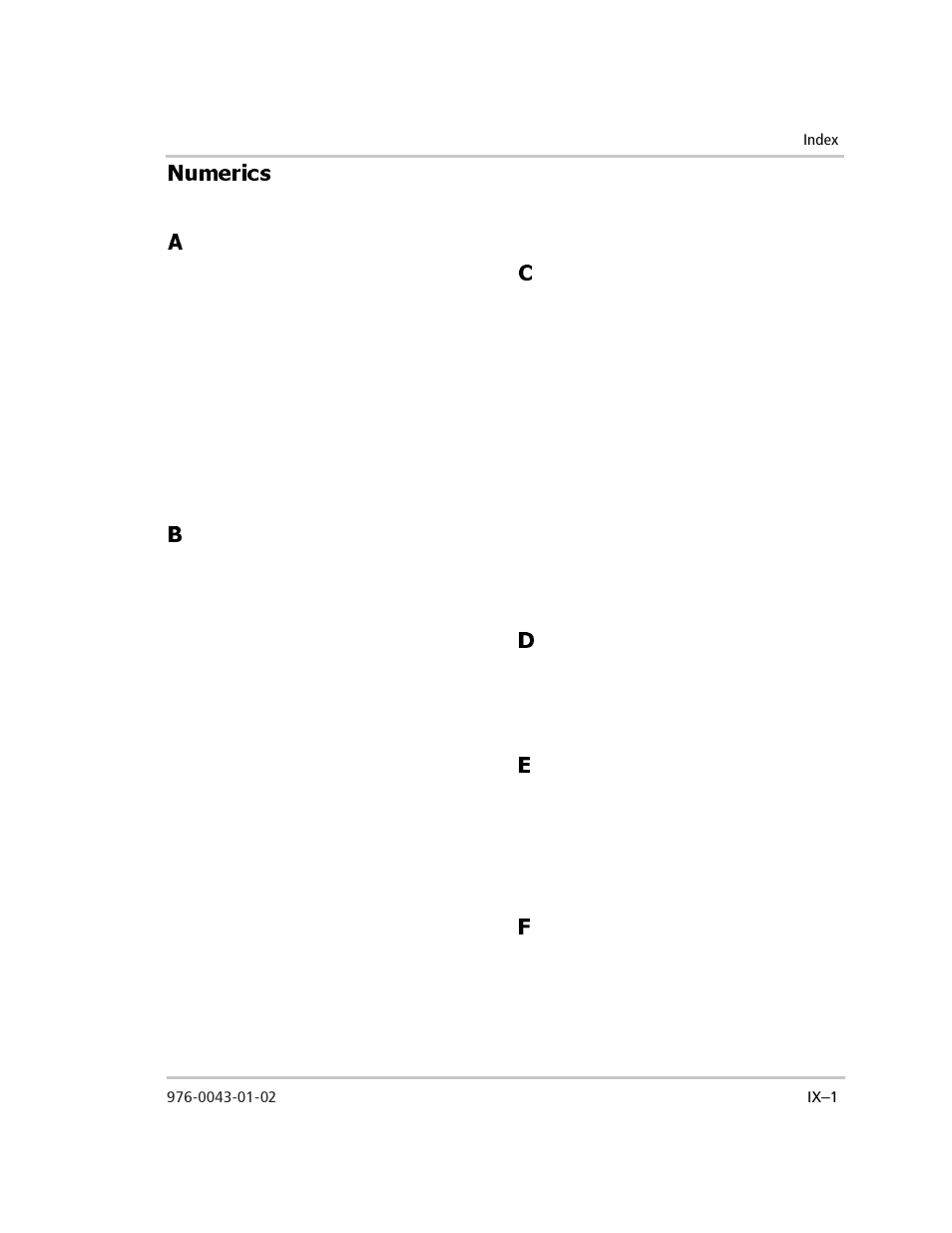 Numerics | Xantrex Technology SW Plus 4024 User Manual | Page 339 / 344