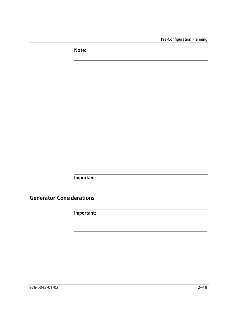 Wire size for ac connections, Wiring scenarios, Important | Generator considerations, Purpose, Generator considerations –19 | Xantrex Technology SW Plus 4024 User Manual | Page 53 / 344